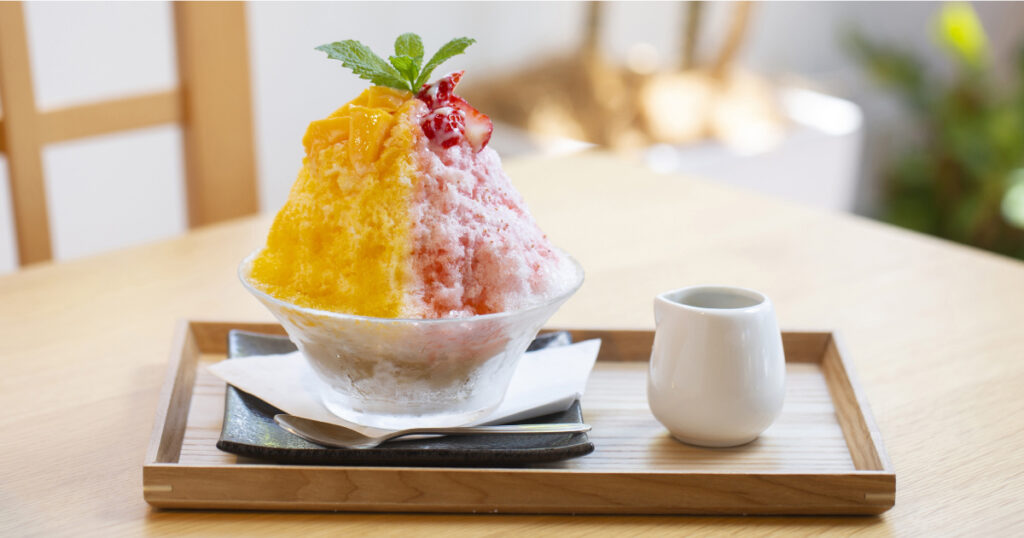 菓子職人 シェ・ミウラ》パティシエ自慢のかき氷は、自家製蜜が主役