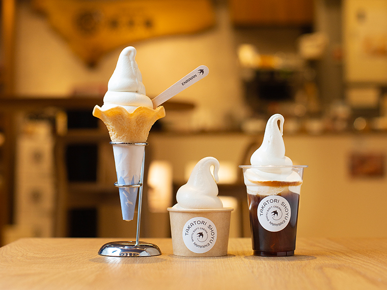 《燕来庵　杜の街店》しょうゆの老舗の名物、ぷっくりかわいいソフトクリーム！ 