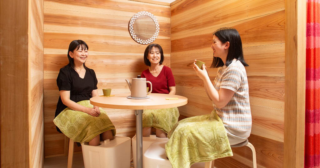 Bossatt's》夏冷え対策には「よもぎ蒸し＆足湯」。新作の和スウィーツ