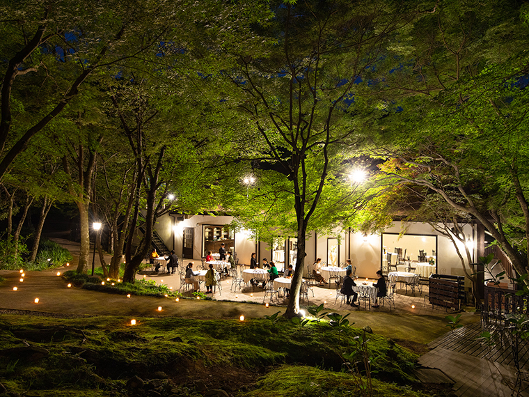 《岡山市中区／彩音》星空を眺める森のガーデンで、夏限定の創作フレンチコースを満喫。【PR】