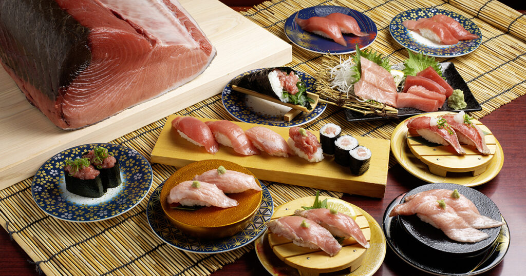 岡山市北区／すし遊館あさひ 津高店》目の前で職人たちが腕を振るう