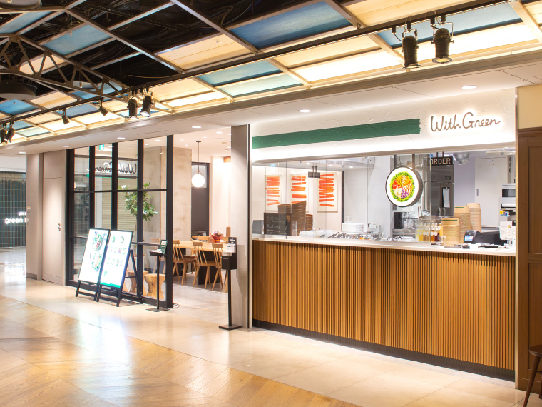 《岡山市北区／WithGreen 岡山一番街店》岡山初出店！　ヘルシーで満足度の高いサラダボウル専門店。 