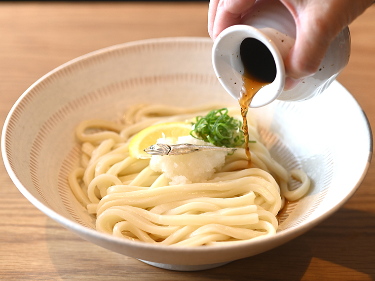 うどん　いりこのお出汁